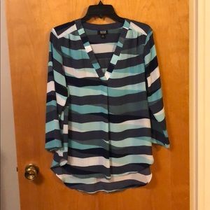 Multi colored flows blouse, only worn once